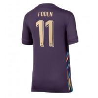 Maglia Calcio Inghilterra Phil Foden #11 Seconda Divisa Donna Europei 2024 Manica Corta